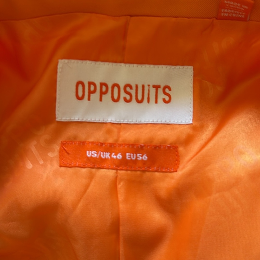 OppoSuits Vibrant Orange Suit - Picture 8 of 8
